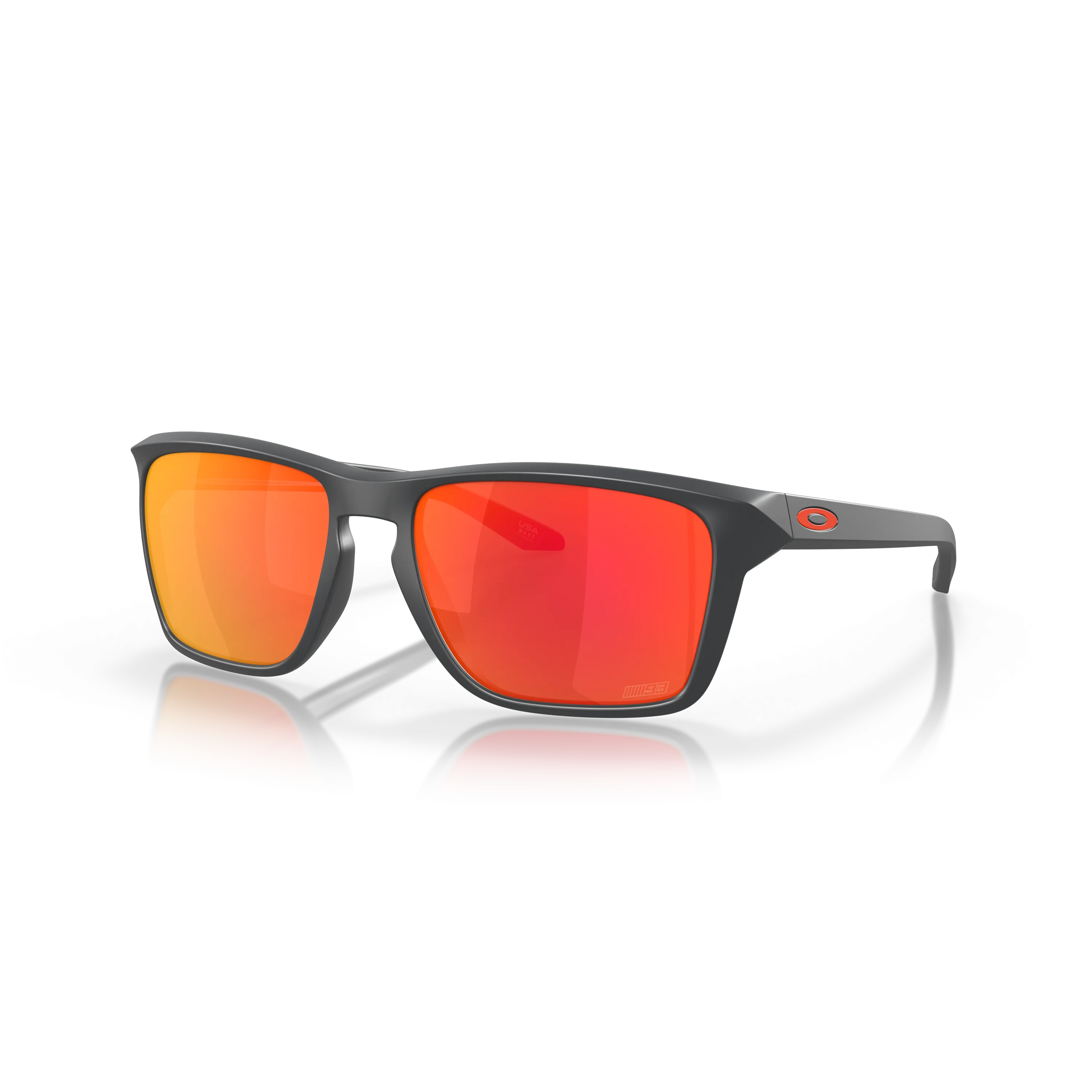 Oakley Sylas Marc Marquez Prizm Ruby Lenses - Matte Carbon Frame