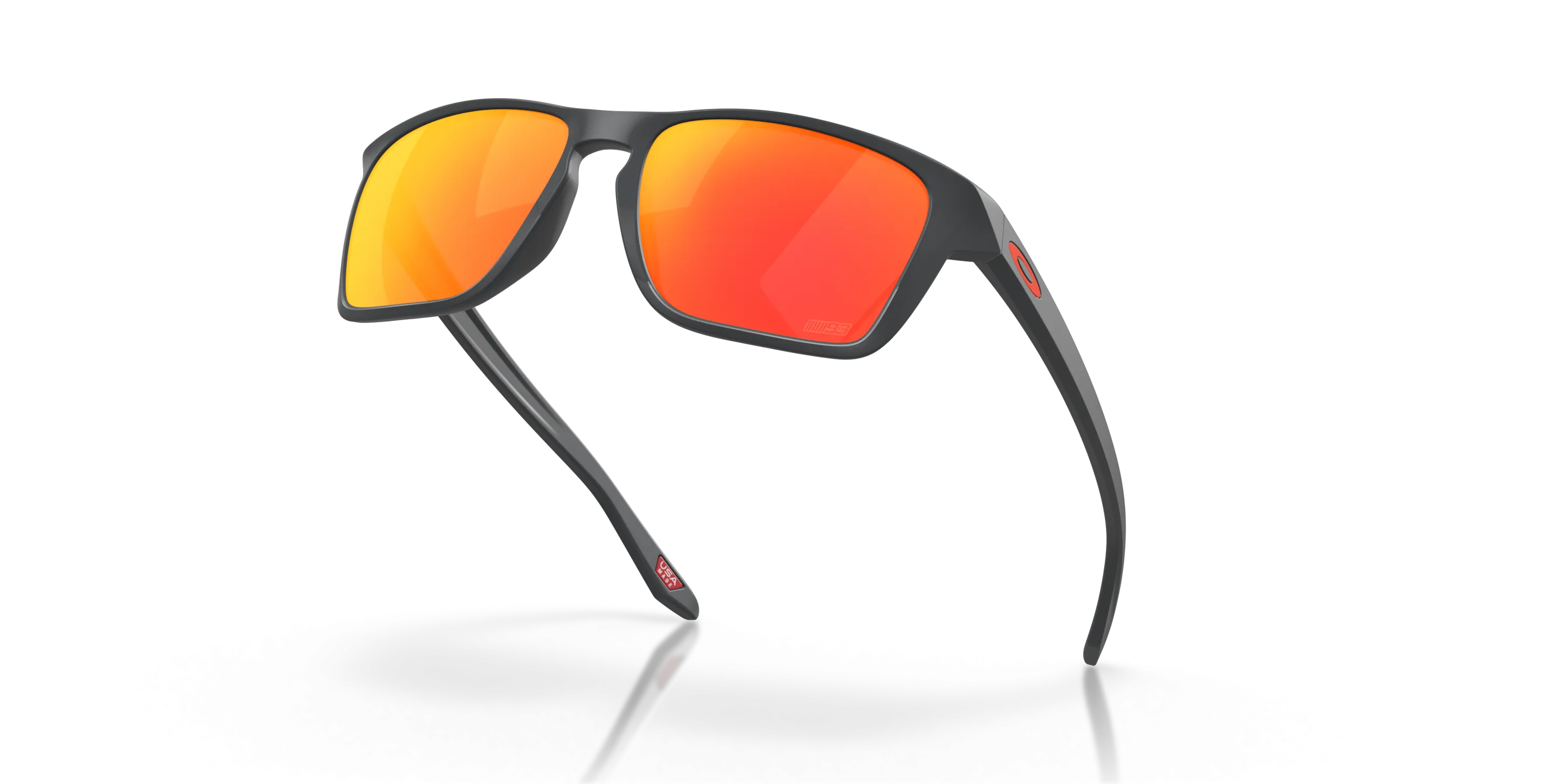 Oakley Sylas Marc Marquez Prizm Ruby Lenses - Matte Carbon Frame