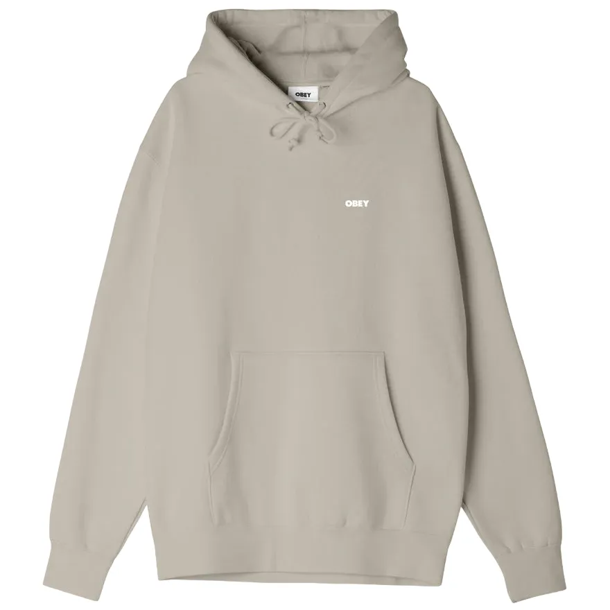 Obey men's hoodie Bold 112842349 silver grey