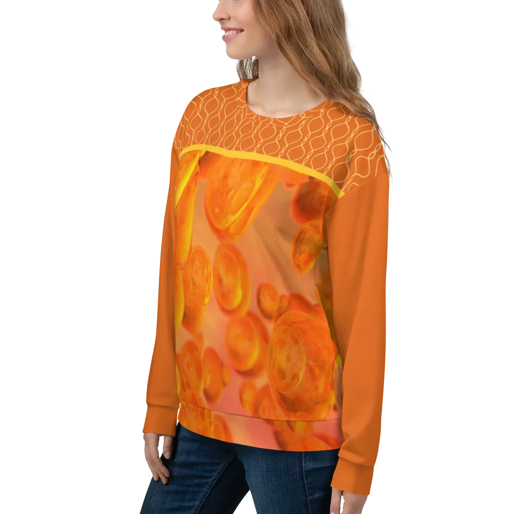 Orange Plasma Sweatshirt