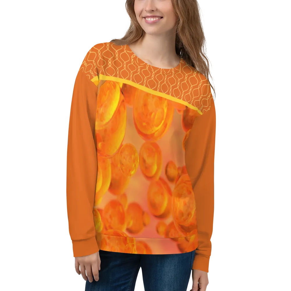 Orange Plasma Sweatshirt