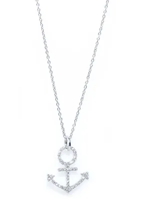 Oster Collection Diamond Anchor Pendant