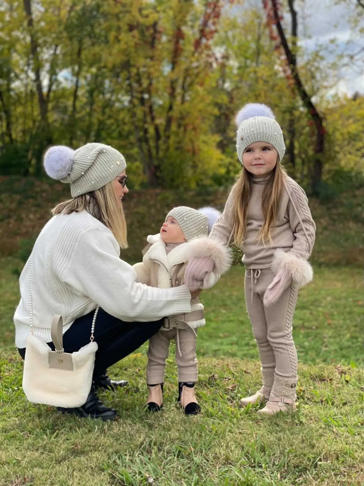 Pearl Angora Adult Hat