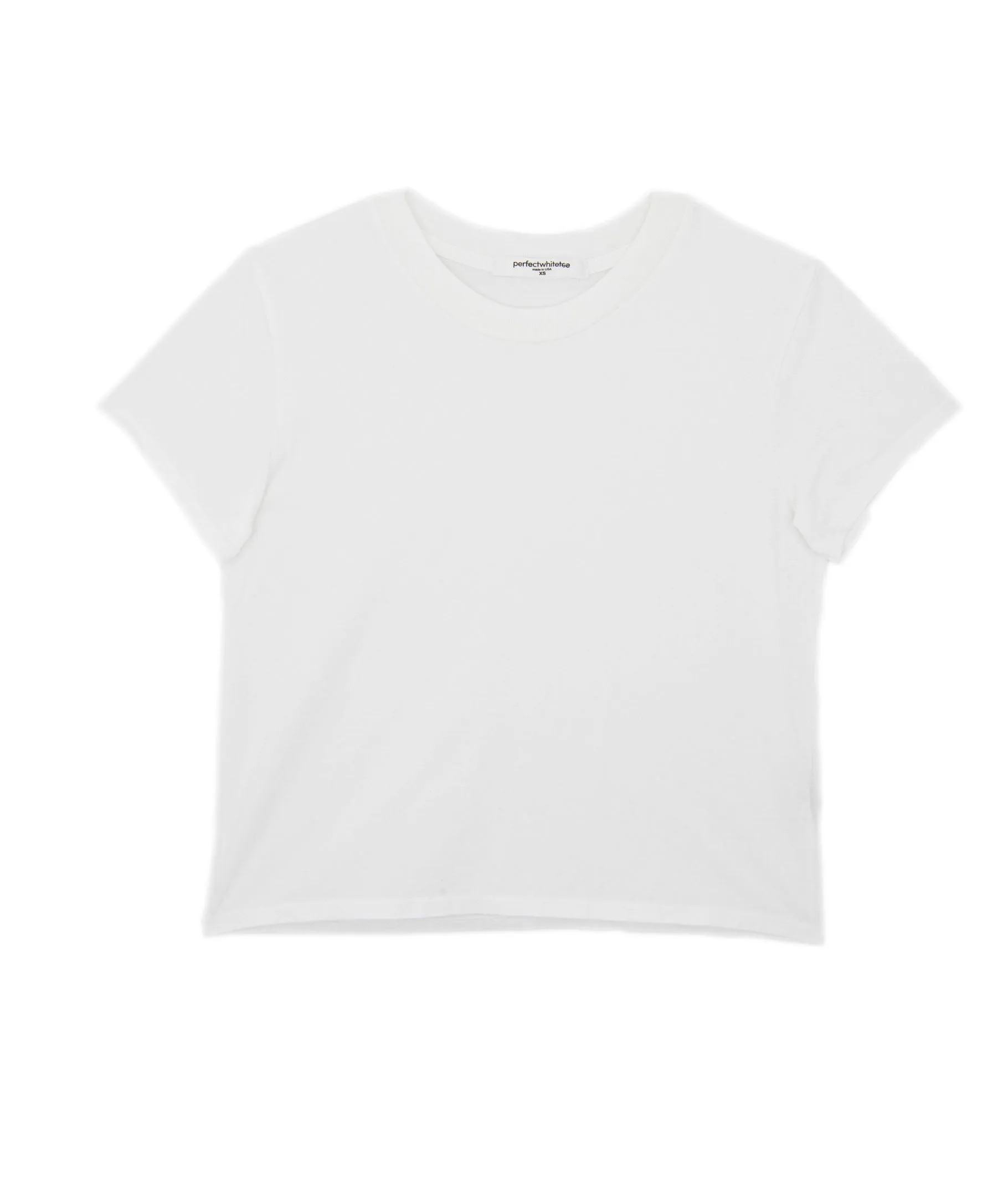 Perfect White Tee Women Springsteen Crew Baby Tee