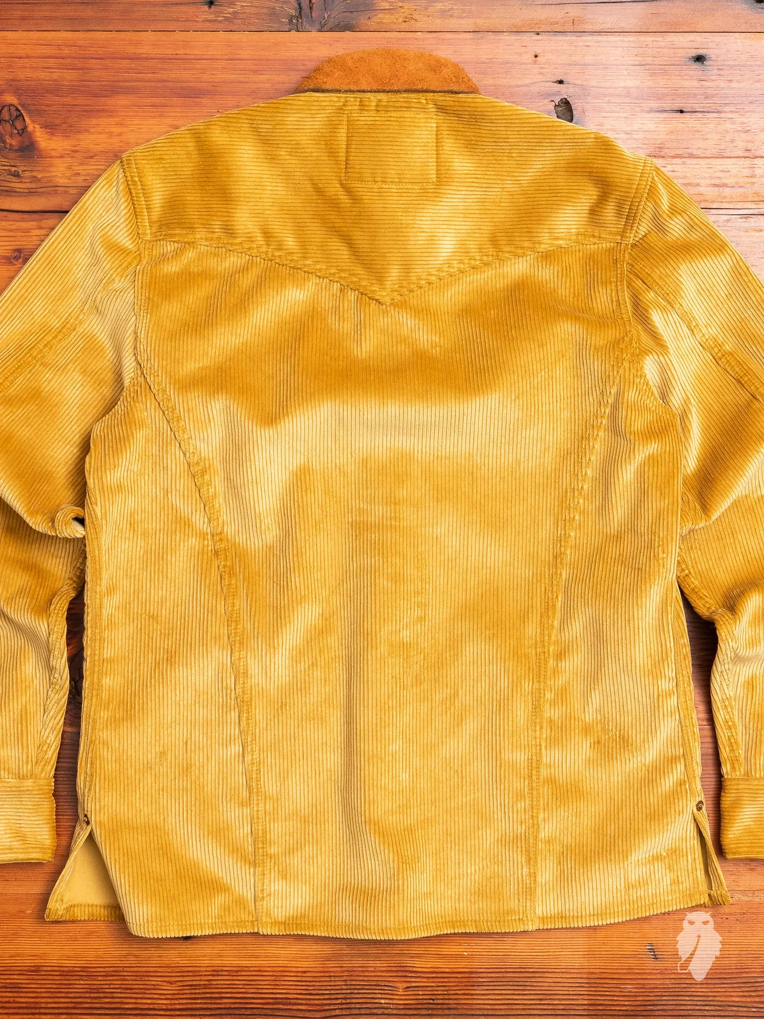 "Eagle Rising" Corduroy Jacket in California Gold