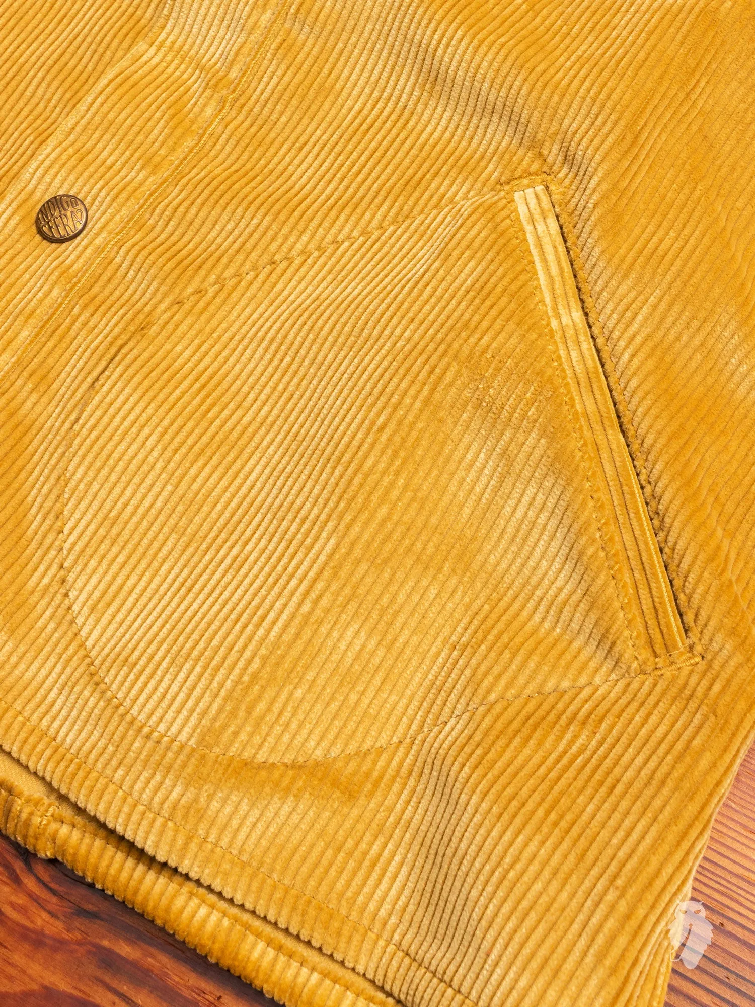 "Eagle Rising" Corduroy Jacket in California Gold