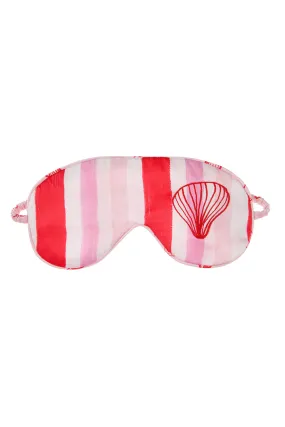 Red Shell Filipa Silk Sleep Mask