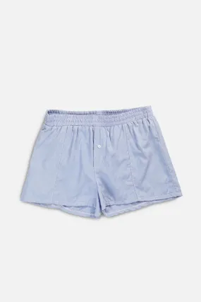 Rework Oxford Mini Boxer Shorts - L