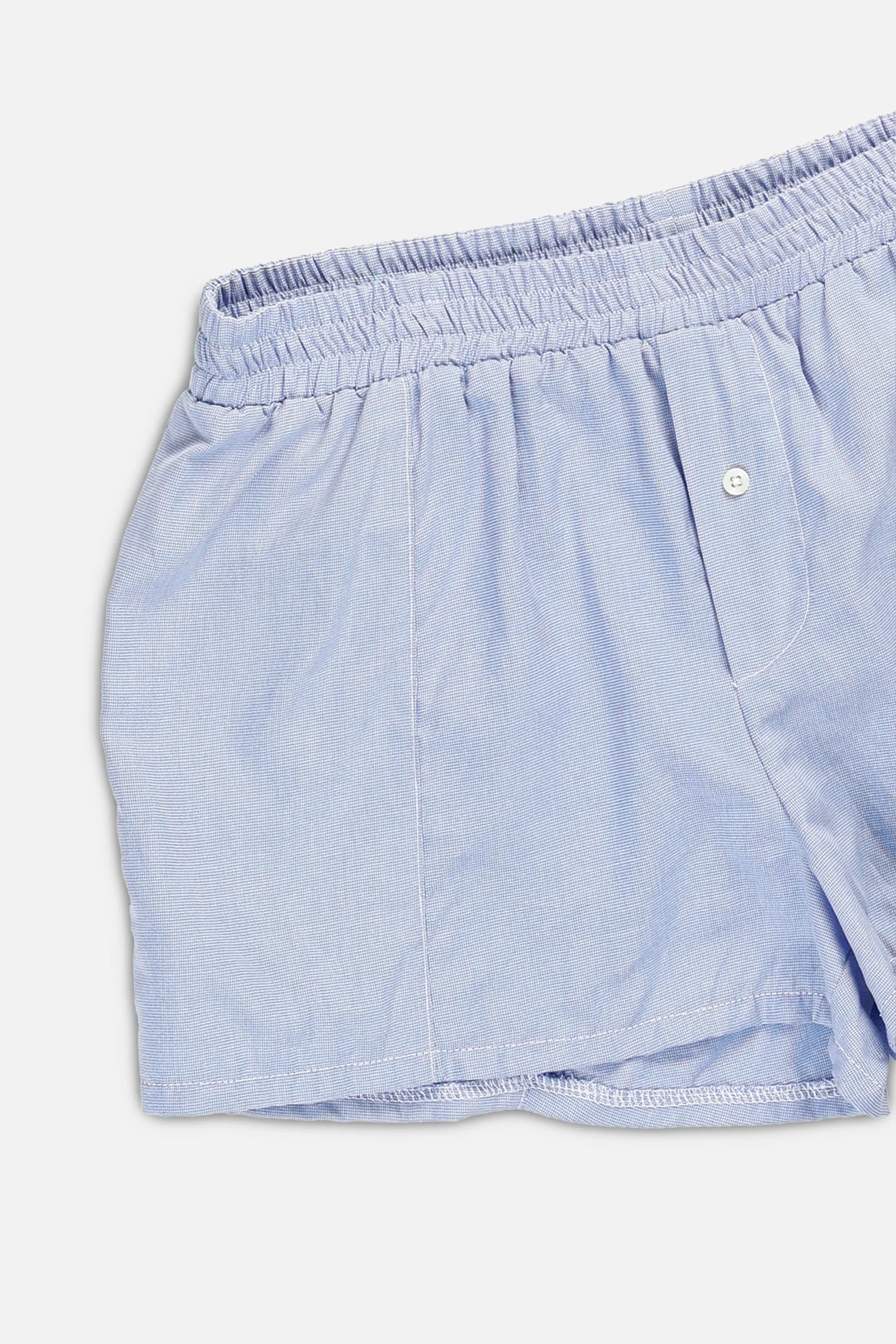 Rework Oxford Mini Boxer Shorts - L