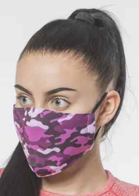 Stoffmaske "Camo Pink"