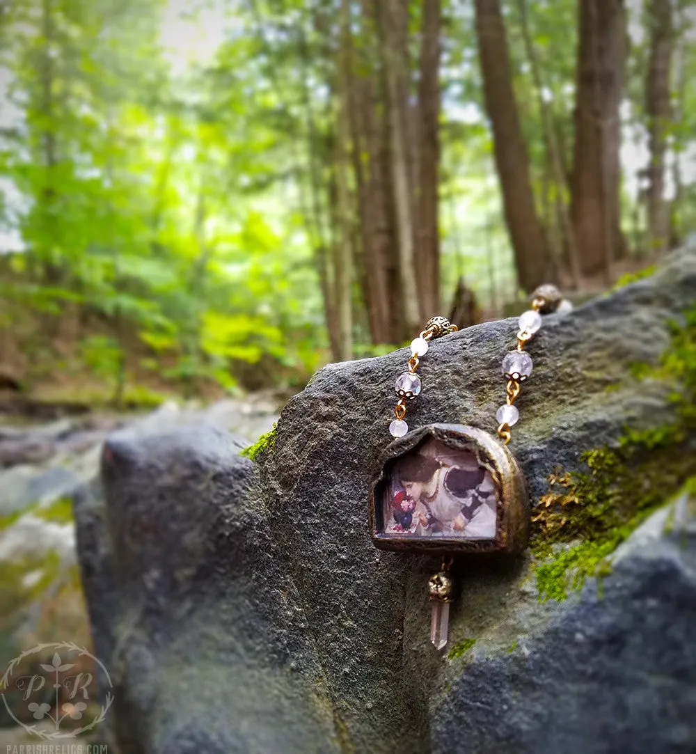 The Shrine ~ Waterhouse Quartz Crystal Amulet Necklace