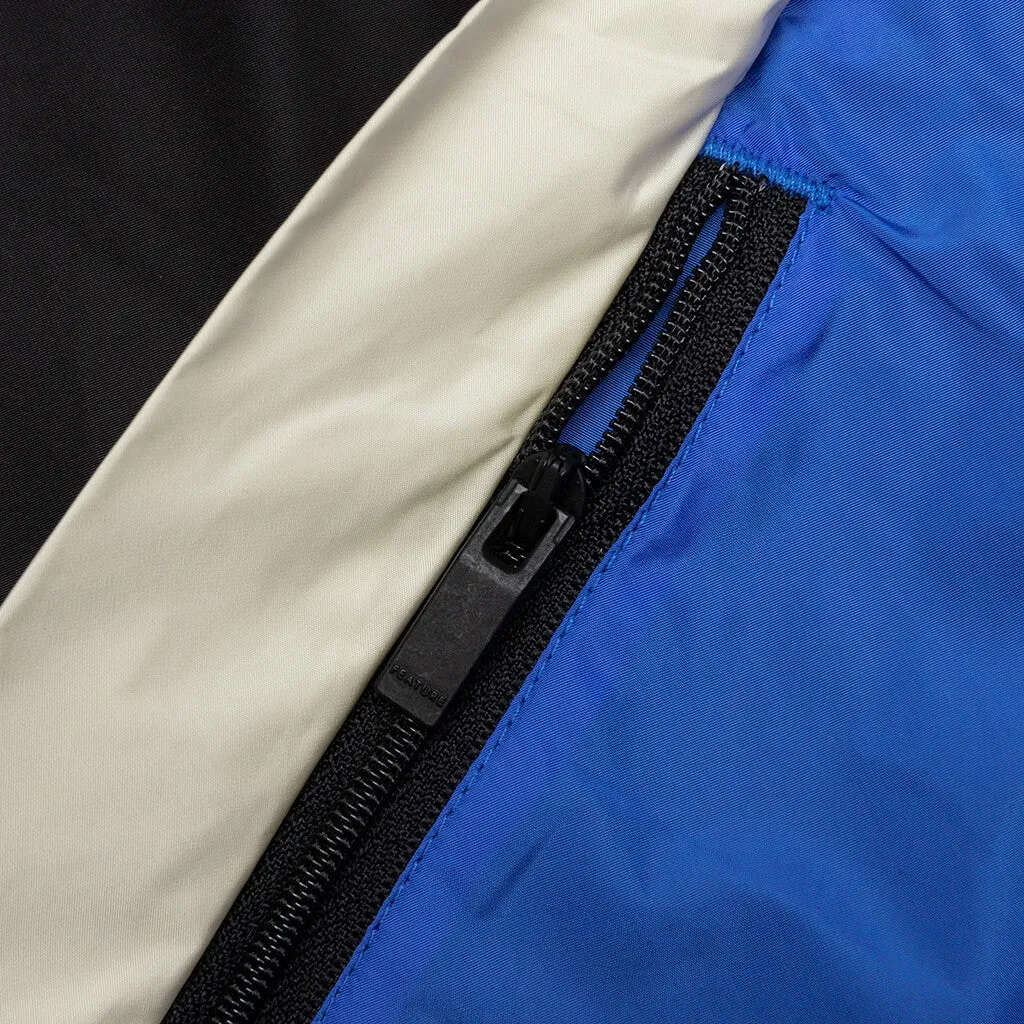 Track Jacket - Black/Ivory/Royal