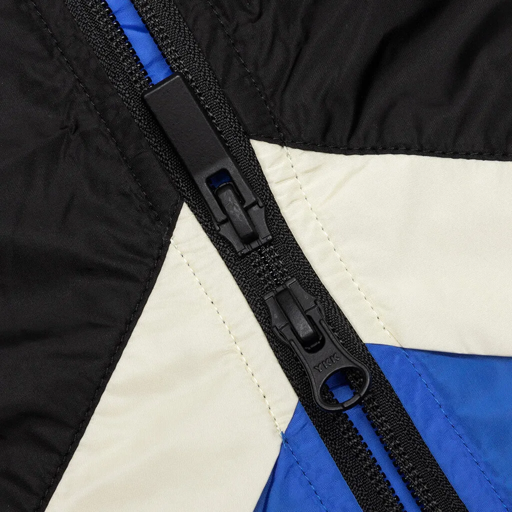 Track Jacket - Black/Ivory/Royal