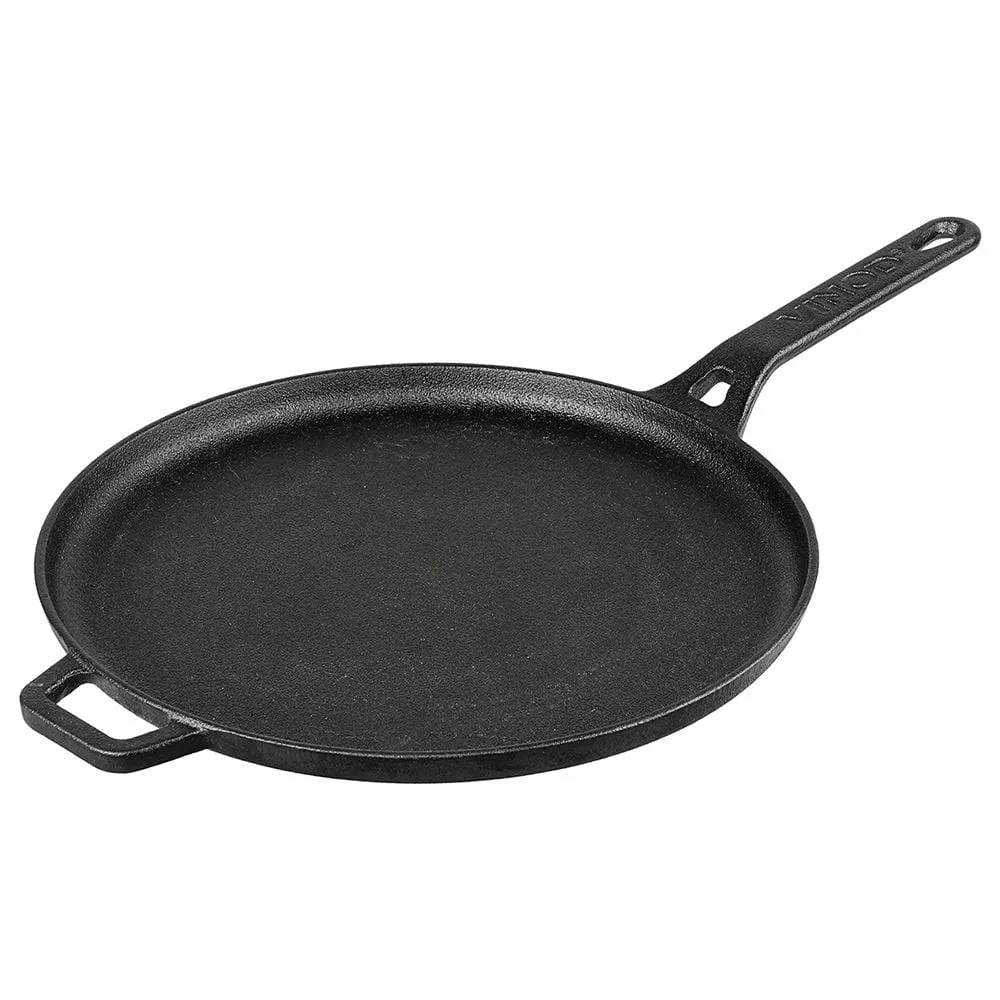 Vinod Legacy Pre - Seasoned Cast Iron Dosa Tawa - 28 Cm