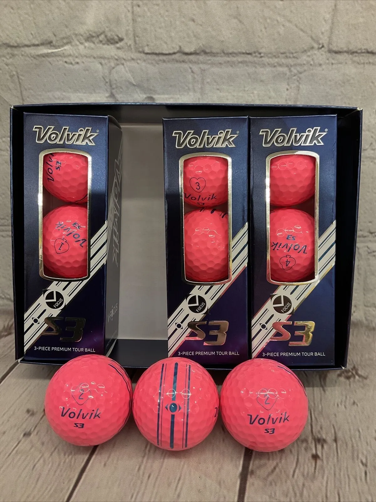 Volvik S3 Tour Performance Golf Balls