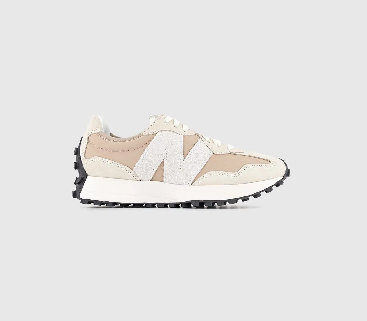 Womens New Balance 327 Angora Sand Offwhite Trainers