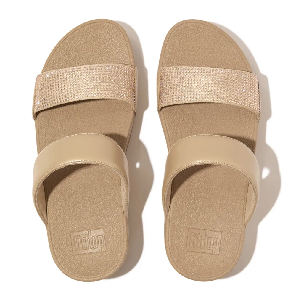 รองเท้าแตะแบบสวม ผู้หญิง รุ่น LULU CRYSTAL SLIDES